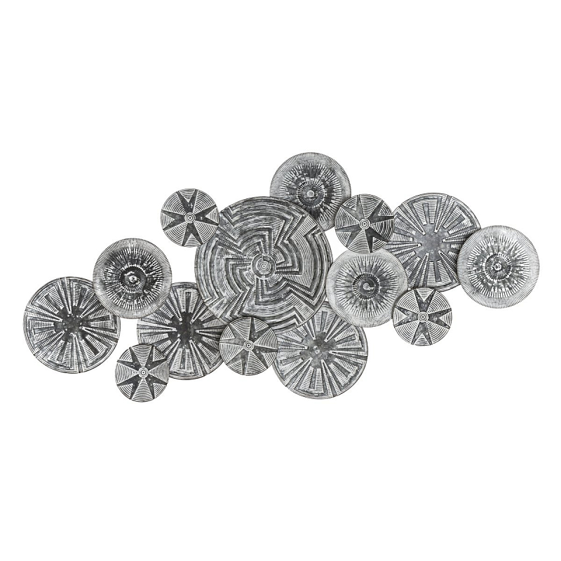 Арт-объект Plate silver Серый Арт-объект Plate silver Серый в Челябинске | Loft Concept
