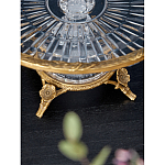 Чаша из прозрачного стекла с фигурками разноцветных попугаев на ободке 38 Eden Garden варинант исполнения - 4 | Loft Concept в Челябинске