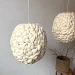 Светильник вязаный из шерсти Wool Oval варинант исполнения - 1 | Loft Concept в Челябинске