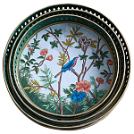 Комплект из 3-х подносов из металла в стиле Шинуазри Chinoiserie Flower варинант исполнения - 1 | Loft Concept в Челябинске