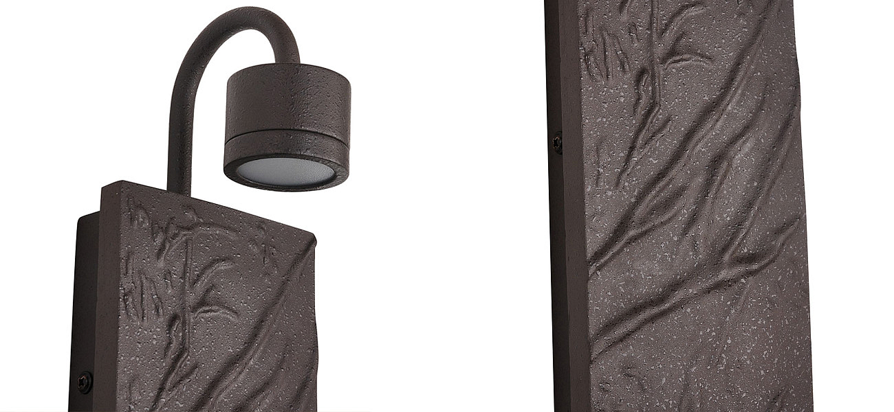 Бра с фактурой дерева Bark Black Бра с фактурой дерева Bark Black - Loft-Concept в Челябинске