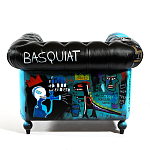 Кресло "Баския и Уорхол" Basquiat Warhol graffiti chair натуральная кожа варинант исполнения - 5 | Loft Concept в Челябинске