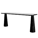 Консоль чёрная на 2-х конусообразных ножках Eros варинант исполнения - 4 | Loft Concept в Челябинске