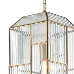 Подвесной светильник с рельефным стеклом Embossed Glass варинант исполнения - 1 | Loft Concept в Челябинске