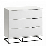 Комод белый с 3-мя ящиками Strict Lines  варинант исполнения - 1 | Loft Concept в Челябинске