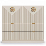 Комод с фактурным фасадом Satin Furniture варинант исполнения - 2 | Loft Concept в Челябинске