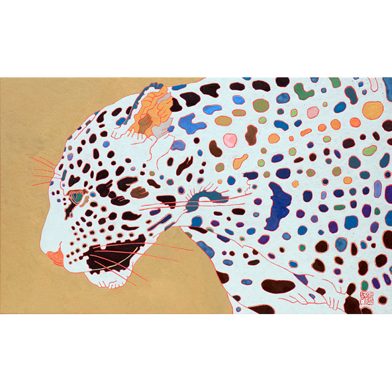 Картина Белый Ягуар White Predatory Jaguar Мульти Картина Белый Ягуар White Predatory Jaguar Мульти в Челябинске | Loft Concept