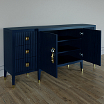 Большой Комод-буфет Elsa Dreams Blue с ящиками варинант исполнения - 4 | Loft Concept в Челябинске