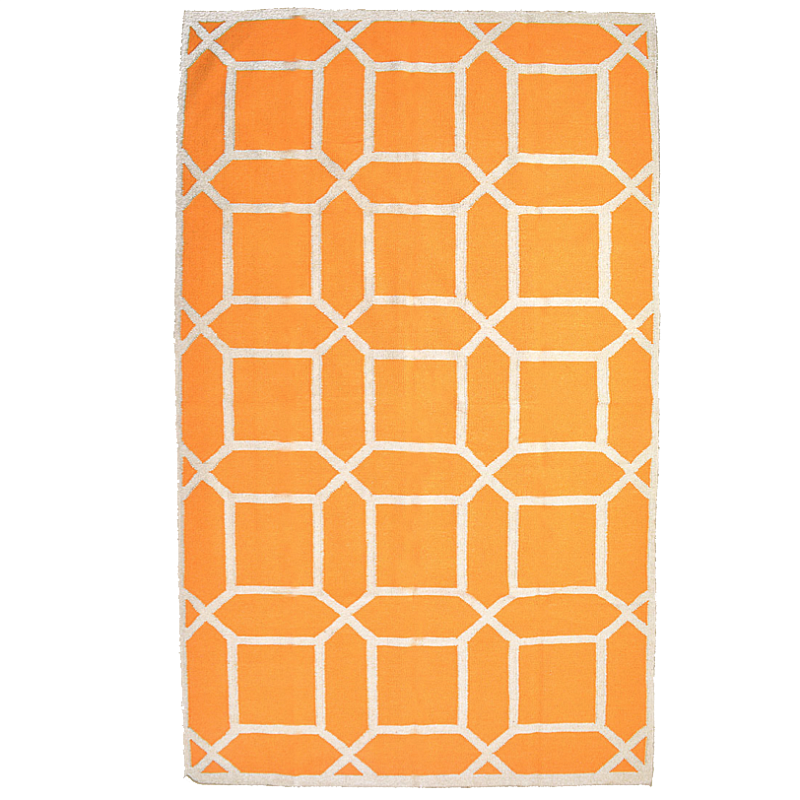 Ковер Ornament Orange Pattern Оранжевый Ковер Ornament Orange Pattern Оранжевый в Челябинске | Loft Concept