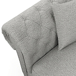 Мебельная ткань Шенилл серый цвет 138 см T4-29 варинант исполнения - 8 | Loft Concept в Челябинске