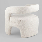 Кресло дизайнерское для лаунж зоны жемчужного цвета Pearl Lounge варинант исполнения - 6 | Loft Concept в Челябинске