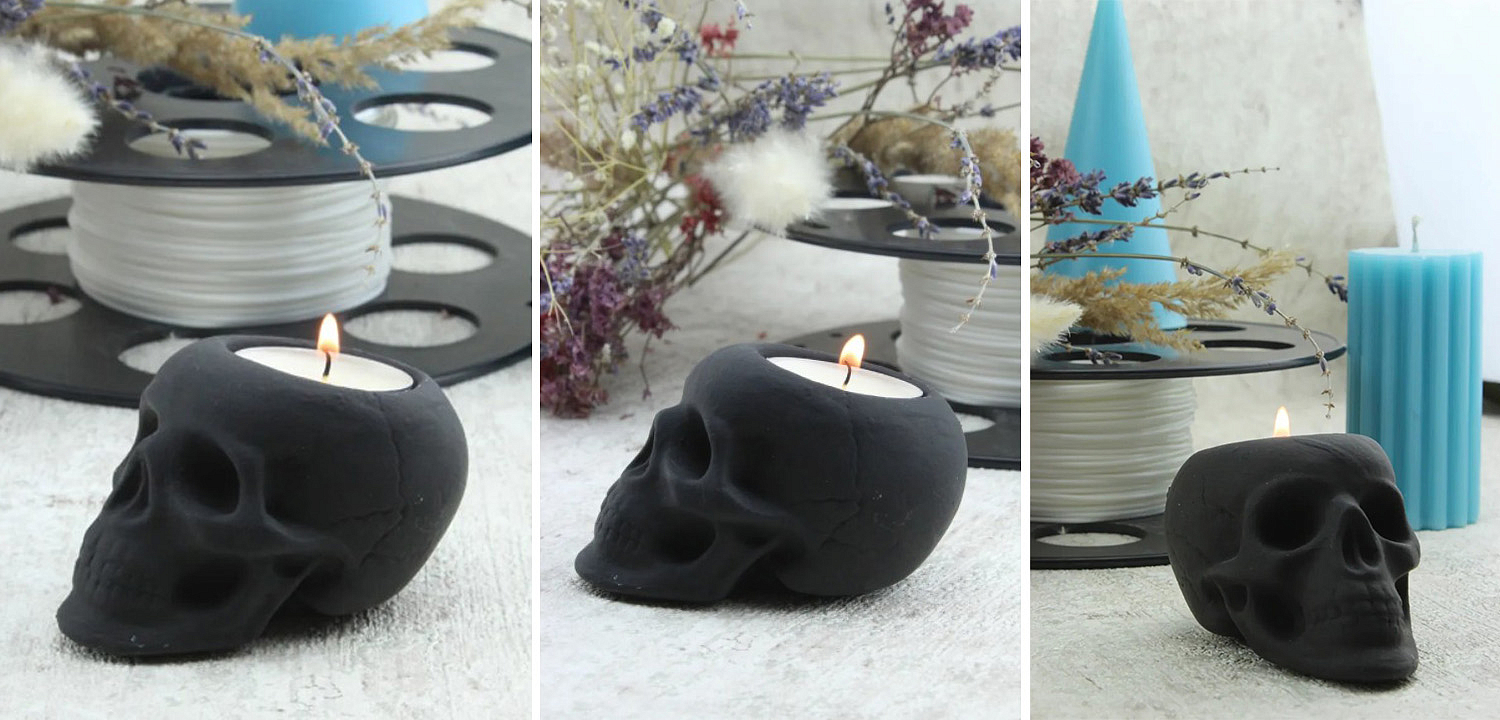 Подсвечник Black Skull Подсвечник Black Skull - Loft-Concept в Челябинске
