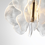 Люстра с крупными рельефным декором в виде лепестков 60 см Ethereal Bloom варинант исполнения - 5 | Loft Concept в Челябинске