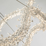Двухъярусная кольцевая люстра с хрустальным декором Gilbertine Crystal Wavy Ring Chandelier варинант исполнения - 4 | Loft Concept в Челябинске
