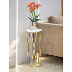 Столик дизайнерский Beige marble варинант исполнения - 6 | Loft Concept в Челябинске