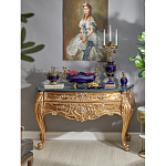 Чаша темно-синяя фарфоровая с бронзовыми ручками в виде ангелов Eden Garden варинант исполнения - 5 | Loft Concept в Челябинске