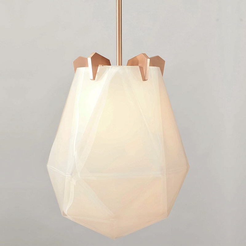 Подвесной светильник Briolette Pendants Gabriel Scott Золотой Белый Подвесной светильник Briolette Pendants Gabriel Scott Золотой Белый в Челябинске | Loft Concept