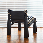 Кресло черно-белое со съемными подушками Celebrity варинант исполнения - 3 | Loft Concept в Челябинске