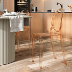 Прозрачный стул с янтарным оттенком LOUIS GHOST CHAIR варинант исполнения - 8 | Loft Concept в Челябинске