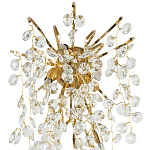 Бра с хрустальными подвесками на металлических ветках Fairytree Light Gold Wall Lamp варинант исполнения - 2 | Loft Concept в Челябинске