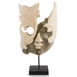 Маска ручной работы деревянная резная Mask Flower варинант исполнения - 1 | Loft Concept в Челябинске