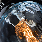 Подвесной светильник со стеклянном плафоном в форме бокала Kaleido варинант исполнения - 20 | Loft Concept в Челябинске