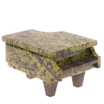 Шкатулка в виде рояля из натурального камня змеевик Stone Casket варинант исполнения - 1 | Loft Concept в Челябинске