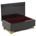 Шкатулка из натурального камня змеевик чёрного цвета Stone Casket варинант исполнения - 4 | Loft Concept в Челябинске