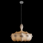 Подвесной светильник с белым фигурным абажуром и мягкими волнистыми краями Cloud Motion  варинант исполнения - 10 | Loft Concept в Челябинске