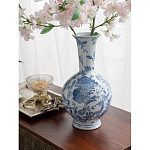 Ваза фарфоровая с синими цветочными мотивами Independence варинант исполнения - 4 | Loft Concept в Челябинске