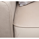 Диван двухместный раскладной светло-серый с кантом Pride варинант исполнения - 5 | Loft Concept в Челябинске