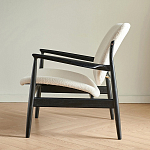 Кресло с каркасом и ножками из древесины и мягкими сиденьем и спинкой Venice варинант исполнения - 4 | Loft Concept в Челябинске