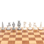 Шахматы Северные народы в ларце из натурального бука Decorative Thematic Chess варинант исполнения - 4 | Loft Concept в Челябинске