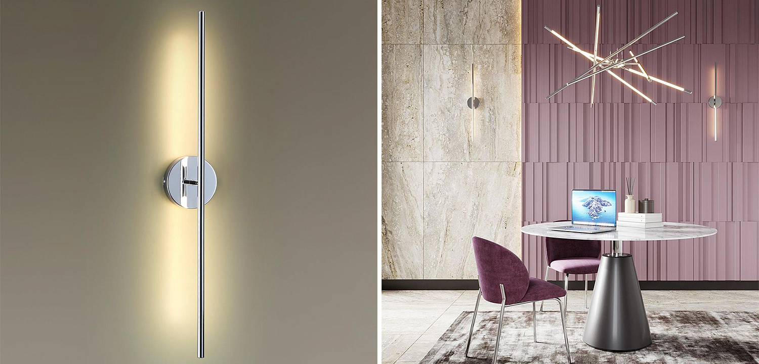 Бра Trumpet Tube Chrome Line Бра Trumpet Tube Chrome Line - Loft-Concept в Челябинске
