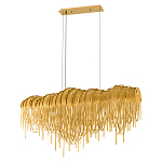 Люстра подвесная с металлическими дугами и длинными цепочками 115 см Atlantis Chain варинант исполнения - 2 | Loft Concept в Челябинске