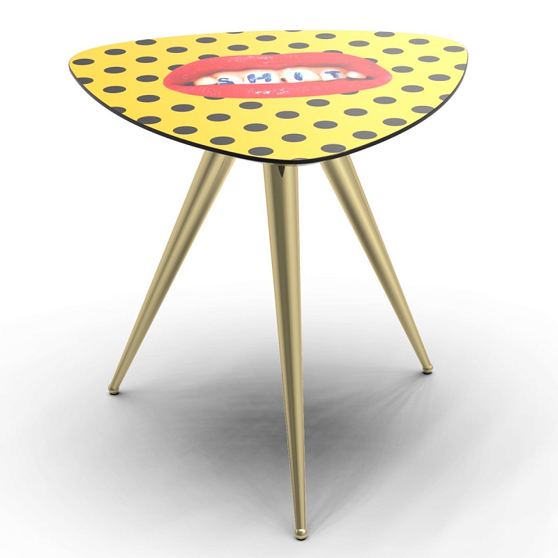 Журнальный стол Seletti Side Table Shit Желтый Латунь Журнальный стол Seletti Side Table Shit Желтый Латунь в Челябинске | Loft Concept
