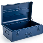 Металлический сундук Metal Dark Blue варинант исполнения - 3 | Loft Concept в Челябинске