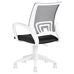 Офисное кресло с основанием из белого пластика Desk chairs Black варинант исполнения - 5 | Loft Concept в Челябинске