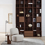 Приставной столик из массива дерева Walnut варинант исполнения - 7 | Loft Concept в Челябинске