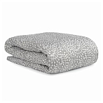 Постельное белье серого цвета с рисунком 200х220 см Blossom Essence варинант исполнения - 1 | Loft Concept в Челябинске