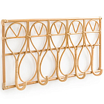 Настенная вешалка из ротанга Wila Wall Hanger L варинант исполнения - 1 | Loft Concept в Челябинске