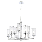 Люстра с 9-ю цилиндрическими стеклянными плафонами Jeanette варинант исполнения - 8 | Loft Concept в Челябинске