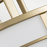 Потолочный светильник с белым матовым абажуром в металлическом каркасе Feiss варинант исполнения - 3 | Loft Concept в Челябинске