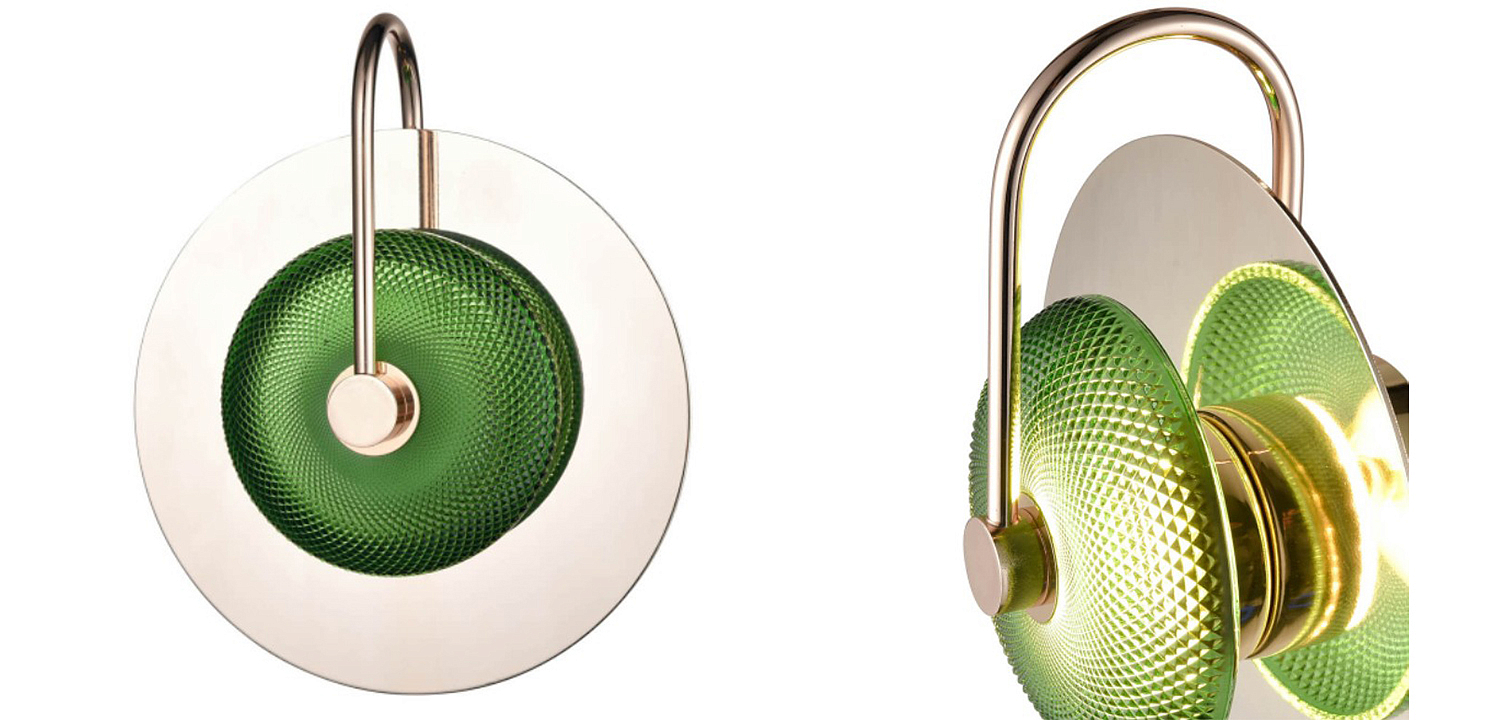 Бра Green Disk One Mirrored Бра Green Disk One Mirrored - Loft-Concept в Челябинске