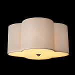 Потолочный светильник с белым волнистым плафоном из ткани Vitorino варинант исполнения - 2 | Loft Concept в Челябинске