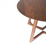 Обеденный стол круглый с изогнутыми ножками Godenza Round V Table варинант исполнения - 2 | Loft Concept в Челябинске