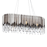 Большая многоярусная люстра Iroh Future Хром варинант исполнения - 1 | Loft Concept в Челябинске