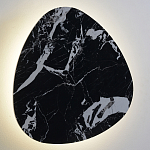 Бра треугольной формы из искусственного мрамора черного цвета Длина 47 см Ginger & Jagger варинант исполнения - 2 | Loft Concept в Челябинске