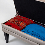 Мягкая банкетка с зоной для хранения Casket Beige варинант исполнения - 4 | Loft Concept в Челябинске