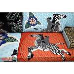 Большой Трехместный Диван с цветным принтом Qalakabusha Large Sofa варинант исполнения - 6 | Loft Concept в Челябинске